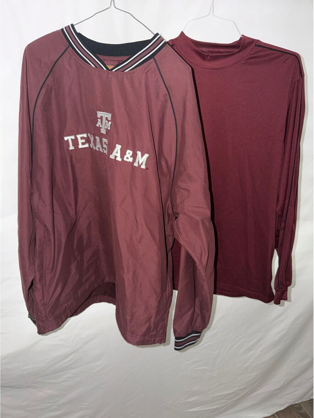 Texas A&M Heisman Collection Pullover & PGA Tour Long Sleeve Shirt Set Size L/G